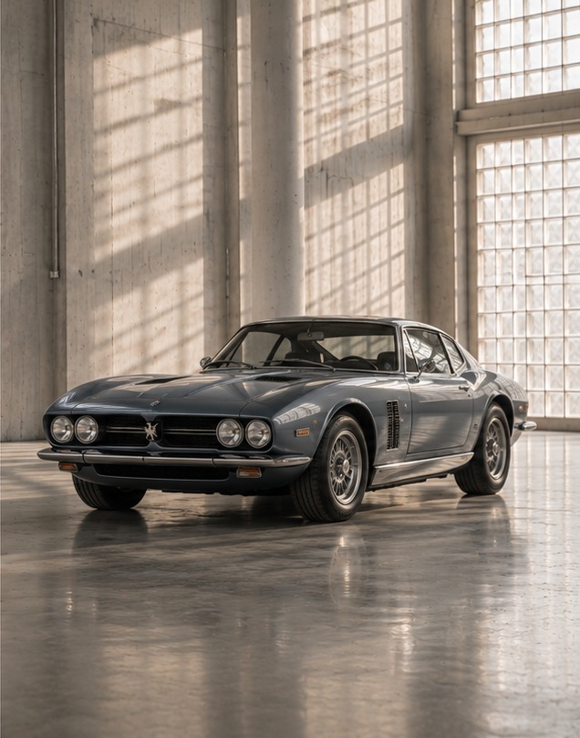Der vollständige ISO Grifo in einer lichtdurchfluteten Halle